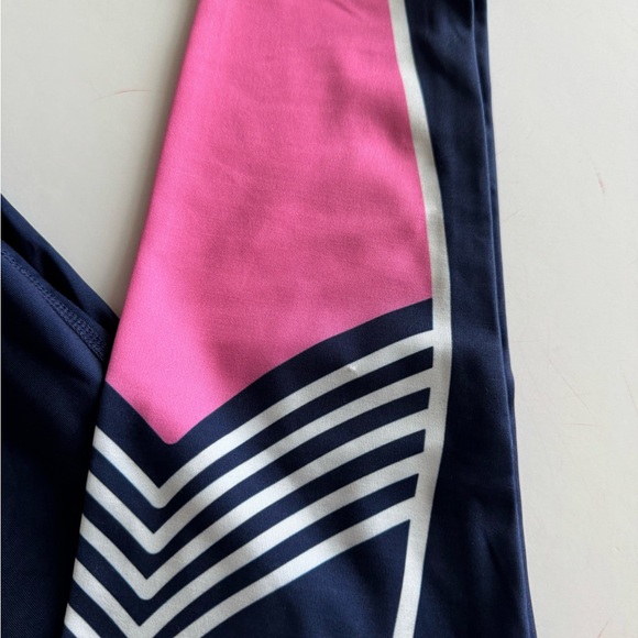 Unknown Brand Leggings, S, Blue, Pink and White, NWOT - Picture 4 of 5